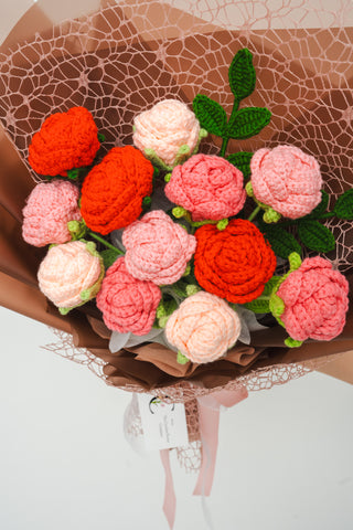 กุหลาบมอคค่า (12 ดอก)