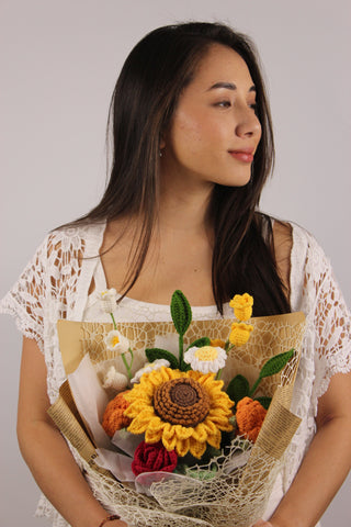 ช่อดอกไม้กลางฤดูใบไม้ร่วง