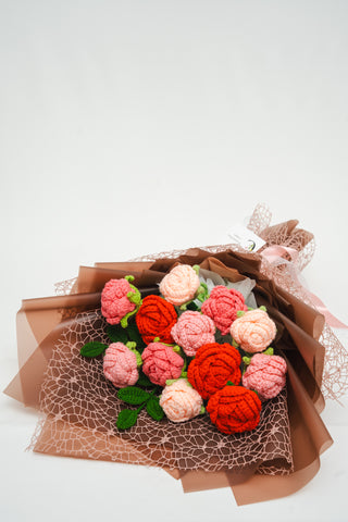 กุหลาบมอคค่า (12 ดอก)