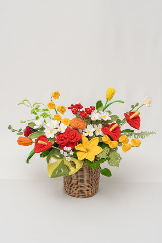 The Good Fortune Flower Basket