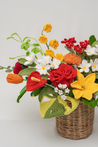 The Good Fortune Flower Basket