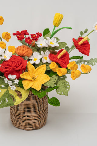 The Good Fortune Flower Basket