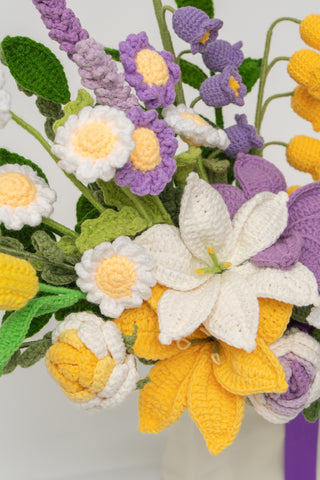 Crinkled Bag Vase Arrangement (customizable)