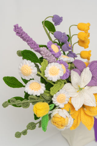 Crinkled Bag Vase Arrangement (customizable)