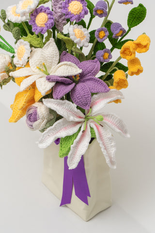 Crinkled Bag Vase Arrangement (customizable)