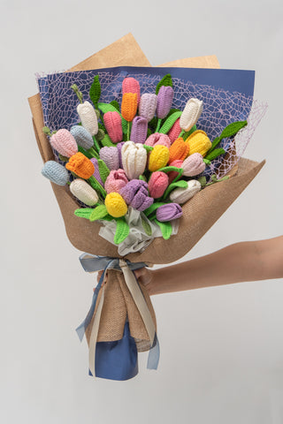 Color Explosion - Giant Tulip Bouquet