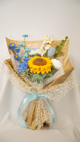 Blueberry Sunshine Winter Bouquet