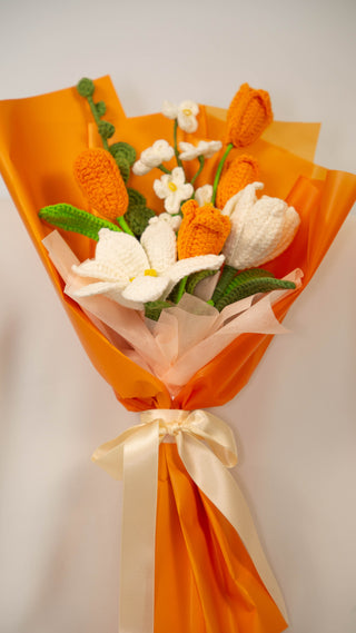 ทิวลิปผสมลิลลี่ (สีส้ม)