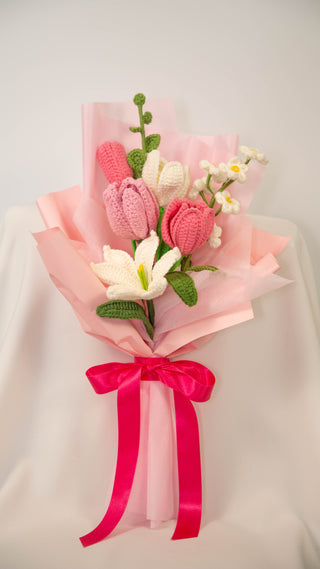 ทิวลิปผสมลิลลี่ (สีชมพู)