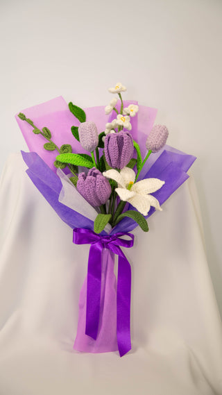 ทิวลิปผสมลิลลี่ (สีม่วง)