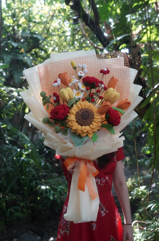ช่อดอกไม้(กระดาษห่อของขวัญ)